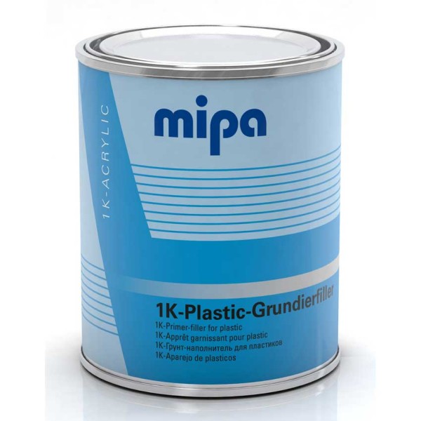 Mipa 1K-Plastic-Grundierfiller Kunststoff Primer HELLGRAU 1 Liter