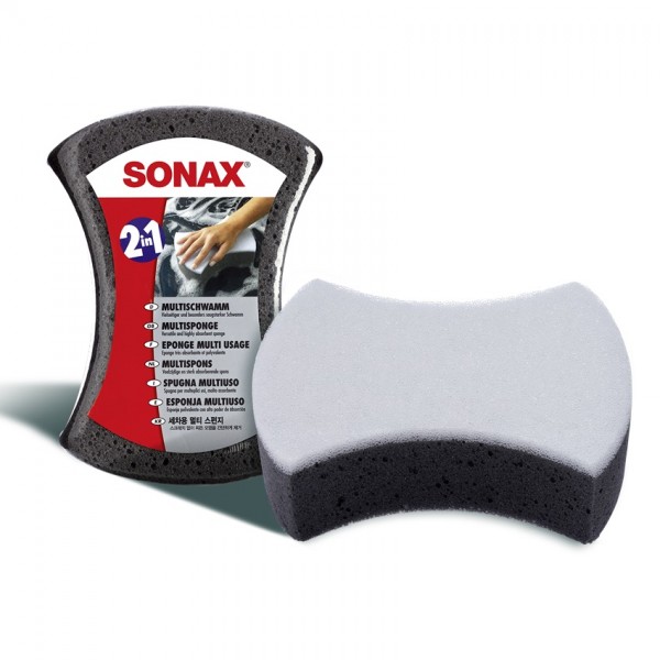 SONAX Multi-Schwamm 2in1 saugstark für Autoreinigung
