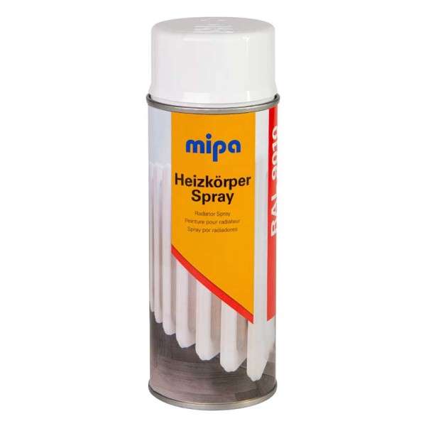 Mipa Heizkörper Lack Sprühdose Spray 400ml RAL 9010 weiß