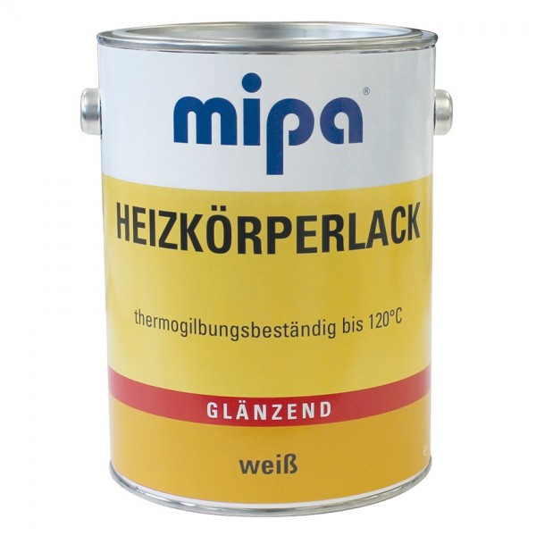 Mipa Heizkörperlack Farbe für Heizungen RAL 9010 weiß glänzend