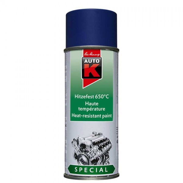 Spraylack Hitzefest 650°C BLAU - 400 ml Auto-K