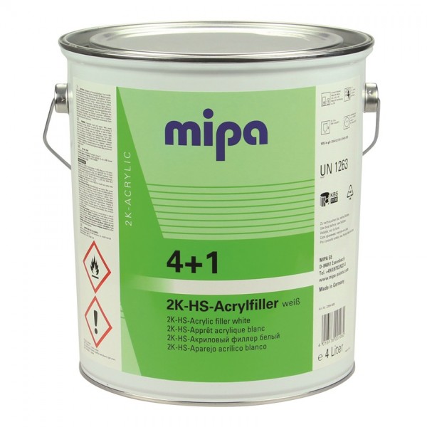 Füller weiss Mipa 4+1 2K HS Acrylfiller