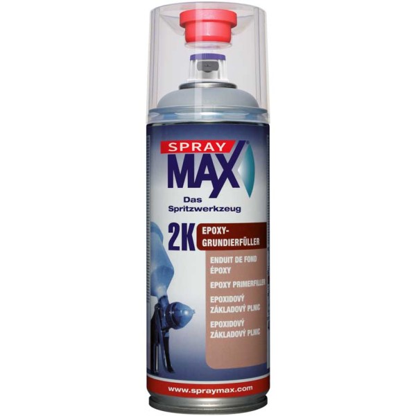 SprayMax 2K Epoxy Füller Spraydose EP Grundierfüller beige grau schwarz Sprühdose 400ml