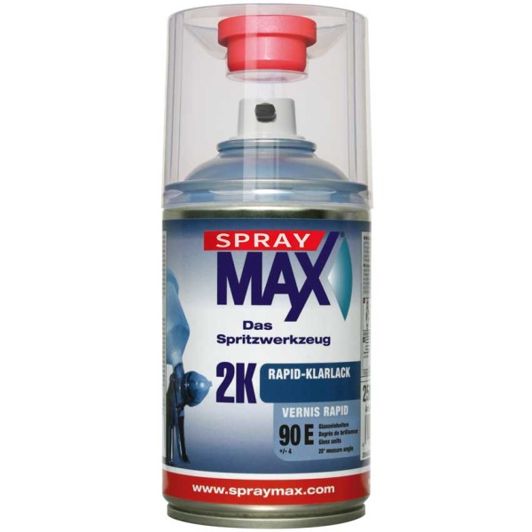SprayMax 2K Rapid Klarlack 250ml Spraydose glänzend schnelle Trocknungszeit Sprühdose