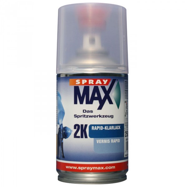 SprayMax 2K Rapid Klarlack 250ml Spraydose glänzend schnelle Trocknungszeit Sprühdose