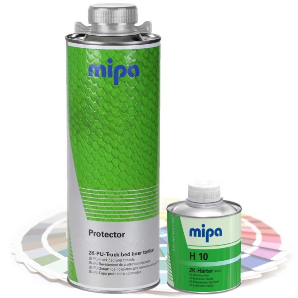 Mipa Protector RAL-Farben 1100ml Set 3-tlg inkl Härter & Tönpaste