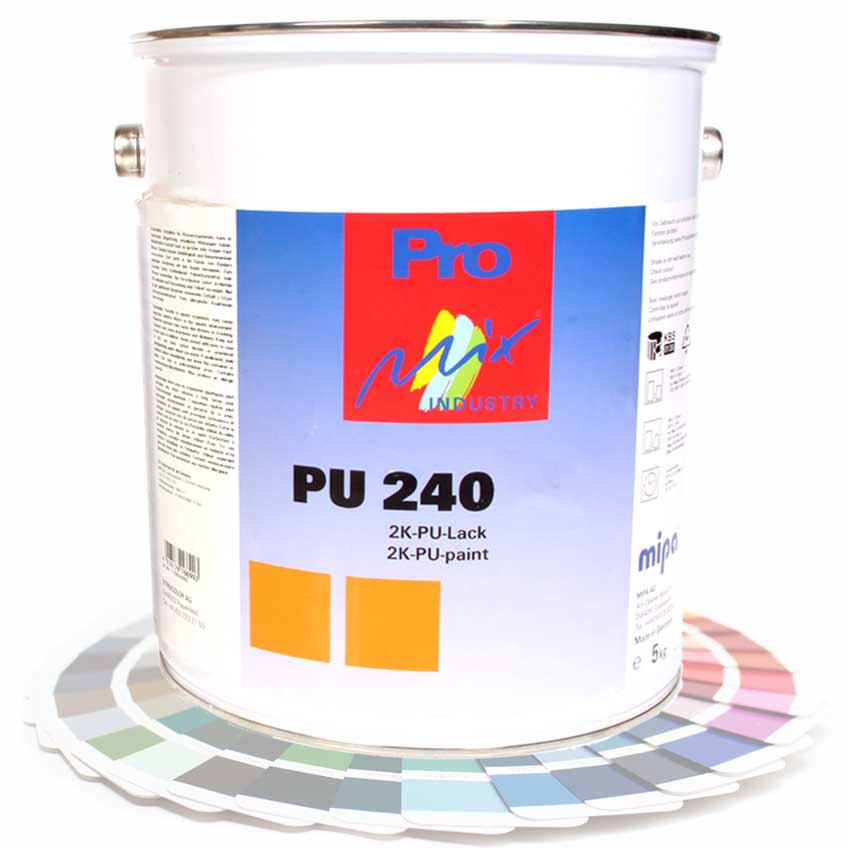 RAL 7039 Quarzgrau 3 kg Set Acryllack glänzend mit Härter Ral Farben 