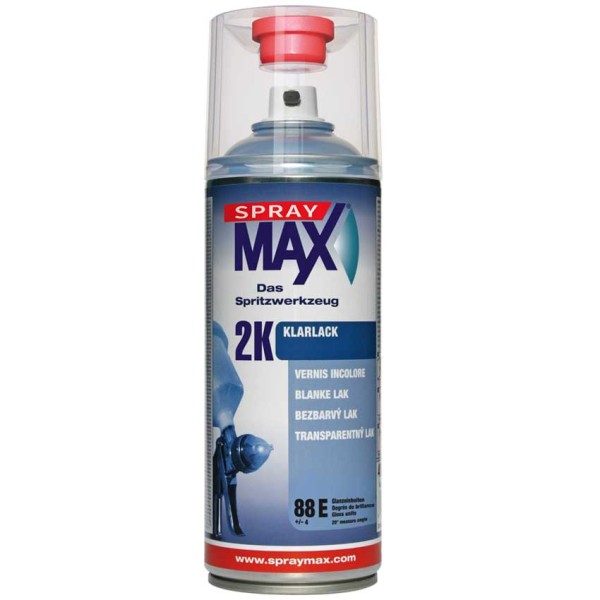 SprayMax 2K Klarlack Spraydose glänzend 400ml Lackspray 680061