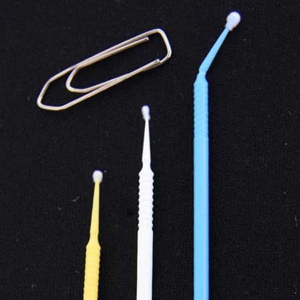 Microbrush Microstäbchen Minipinsel Pinsel Lacktupfer Applikator 100 Stück 
