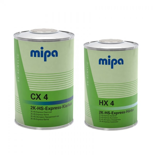 Express Klarlack Set Mipa CX4 2K-HS 1,5L inkl. Härter HX4 