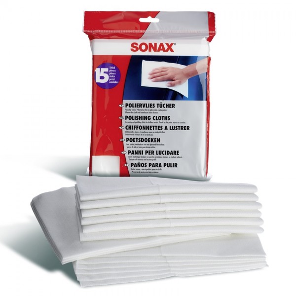 SONAX Polier-Vliestücher für glänzenden Auto Lack