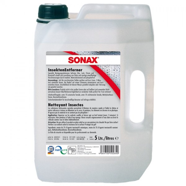 SONAX Auto Insekten-Entferner Spezial Reiniger 5 L