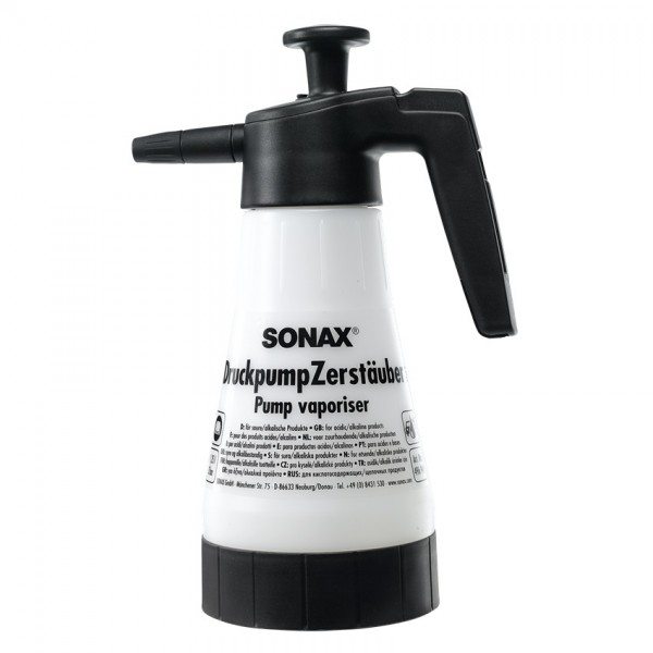 SONAX Druckpump Zerstäuber für saure und alkalische Produkte