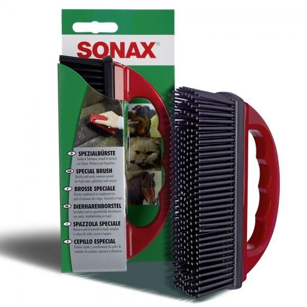 SONAX Spezial-Bürste zur Entfernung von Tierhaaren