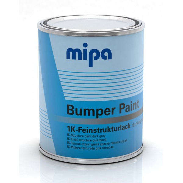 Mipa Bumper Paint dunkelgrau Strukturlack-1K für Kunststoff-Autoteile