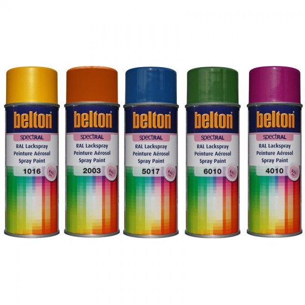 Belton SpectRAL Buntlacke glänzend Spraydose 400ml div RAL Farben
