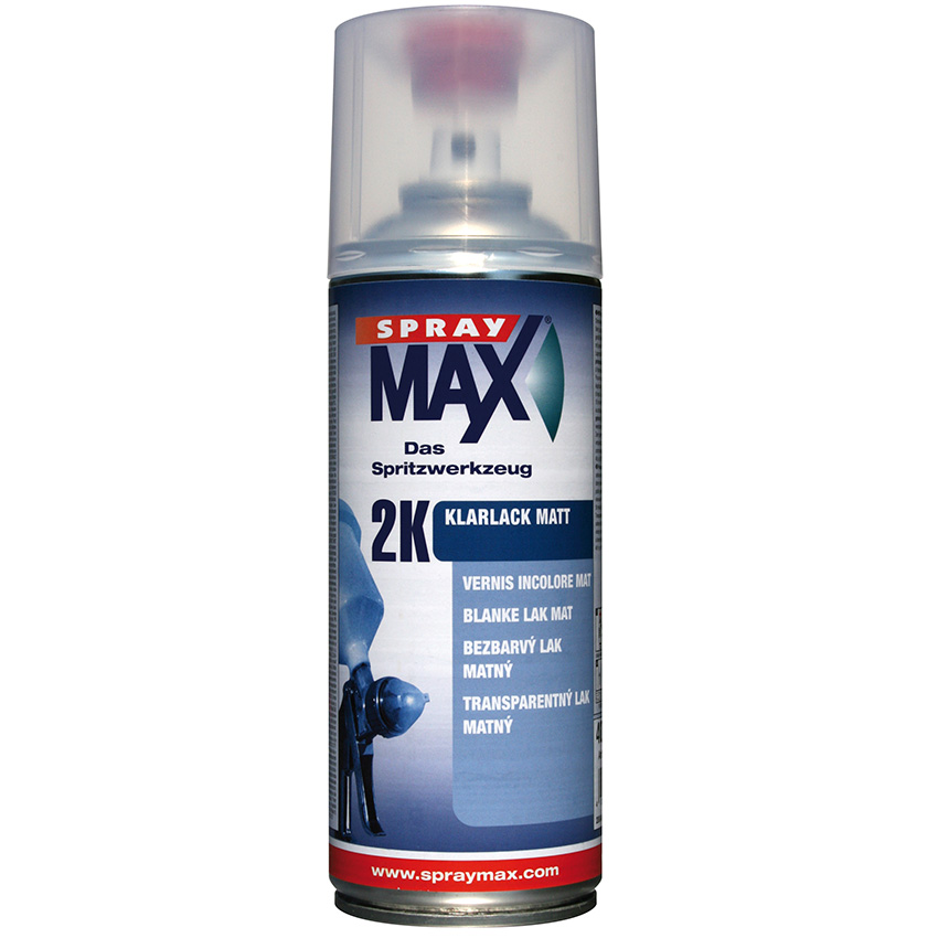 SprayMax 2K Klarlack Matt Spraydose Sprühdose 400ml Lackspray