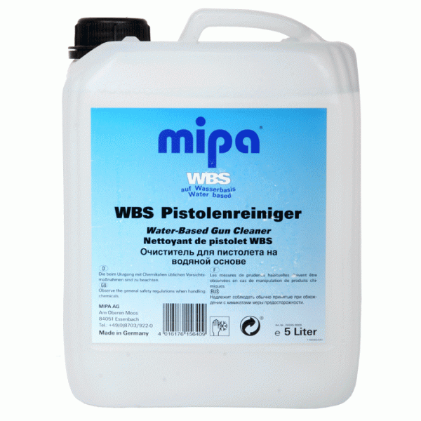 Mipa WBS Pistolenreiniger 5L für Wasserbasislacke