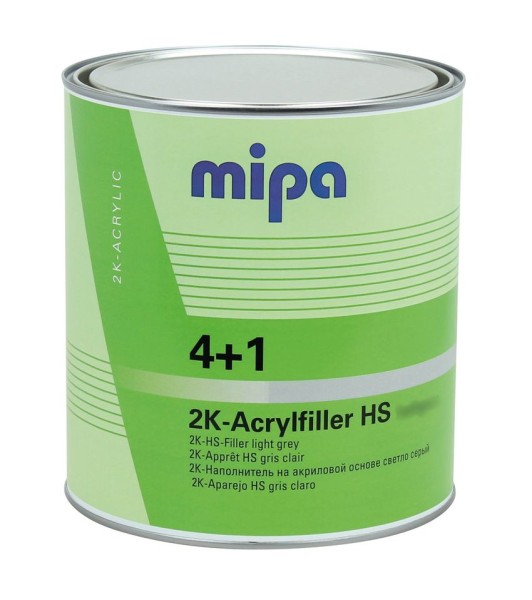 Füller schwarz Mipa 4+1 2K HS Acrylfiller 1 Liter