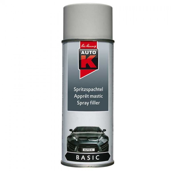 Auto-K Spritzspachtel Spraydose grau Spachtelmasse 400ml