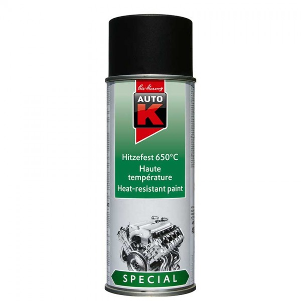 Spraylack Hitzefest 650°C SCHWARZ - 400 ml Auto-K