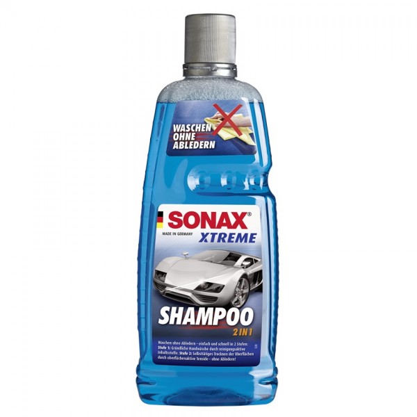 SONAX Auto Shampoo 2in1 mit Trocknungshilfe Xtreme 1L