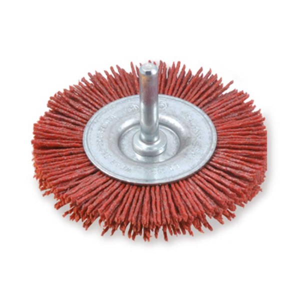 Nylon Rundbürste Schleifnylon abrasiv für Bohrmaschine Osborn in 75 oder 100 mm