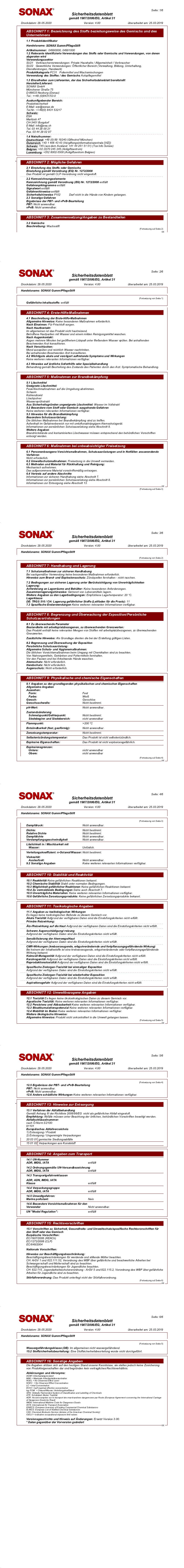 SONAX Gummi Pflege Stift. Jetzt bei , 5,99 €
